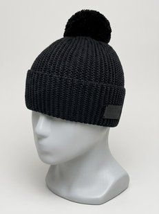 Чоловіча шапка на повному флісі Ellan Maple Чорний ELN-MAPLE-BLK фото